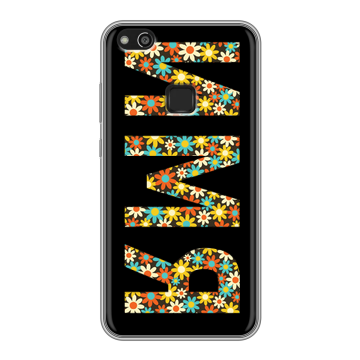 Силиконовый чехол на Huawei P10 Lite с принтом ИМЯ