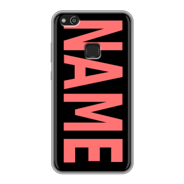 Силиконовый чехол на Huawei P10 Lite с принтом NAME