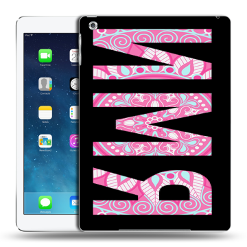 Силиконовый чехол на Ipad (2017) с принтом ИМЯ