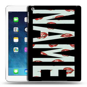 Силиконовый чехол на Ipad (2017) с принтом NAME