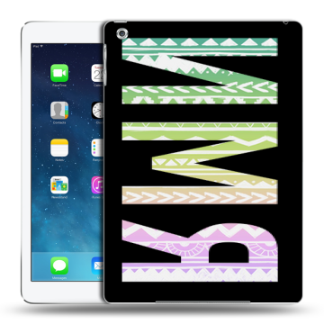 Силиконовый чехол на Ipad (2017) с принтом ИМЯ