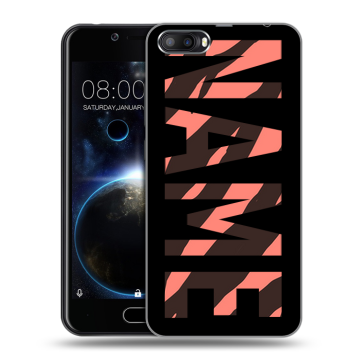 Пластиковый чехол на Doogee Shoot 2 с принтом NAME