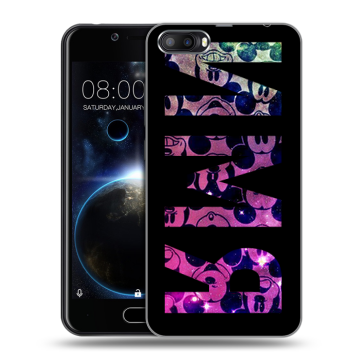 Пластиковый чехол на Doogee Shoot 2 с принтом ИМЯ