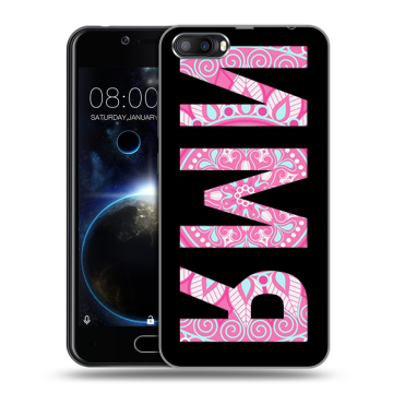 Пластиковый чехол на Doogee Shoot 2 с принтом ИМЯ
