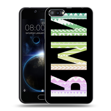Пластиковый чехол на Doogee Shoot 2 с принтом ИМЯ