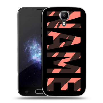 Пластиковый чехол на Doogee X9 Pro с принтом NAME