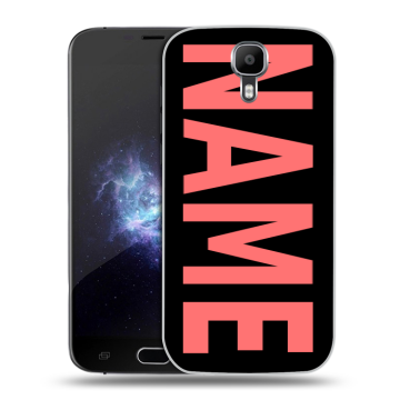 Пластиковый чехол на Doogee X9 Pro с принтом NAME
