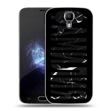 Пластиковый чехол на Doogee X9 Pro с принтом ФАМИЛИЯ