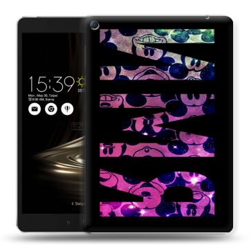Силиконовый чехол на Asus ZenPad 3S 10 LTE с принтом ИМЯ