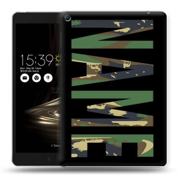 Силиконовый чехол на Asus ZenPad 3S 10 LTE с принтом NAME