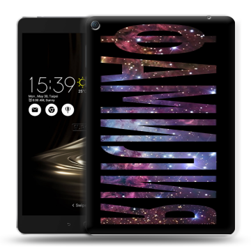 Силиконовый чехол на Asus ZenPad 3S 10 LTE с принтом ФАМИЛИЯ