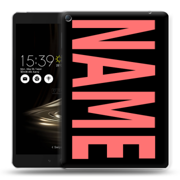 Силиконовый чехол на Asus ZenPad 3S 10 LTE с принтом NAME