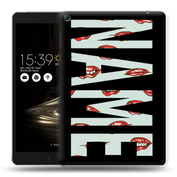 Силиконовый чехол на Asus ZenPad 3S 10 LTE с принтом NAME