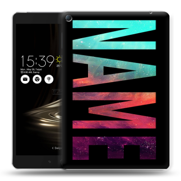 Силиконовый чехол на Asus ZenPad 3S 10 LTE с принтом NAME