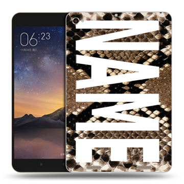 Силиконовый чехол на Xiaomi MiPad 3 с принтом NAME