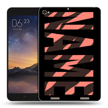 Силиконовый чехол на Xiaomi MiPad 3 с принтом NAME