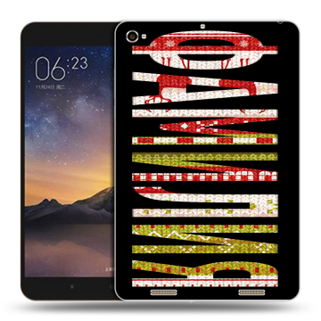 Силиконовый чехол на Xiaomi MiPad 3 с принтом ФАМИЛИЯ