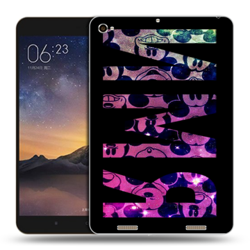 Силиконовый чехол на Xiaomi MiPad 3 с принтом ИМЯ