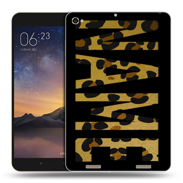 Силиконовый чехол на Xiaomi MiPad 3 с принтом NAME