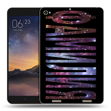 Силиконовый чехол на Xiaomi MiPad 3 с принтом ФАМИЛИЯ