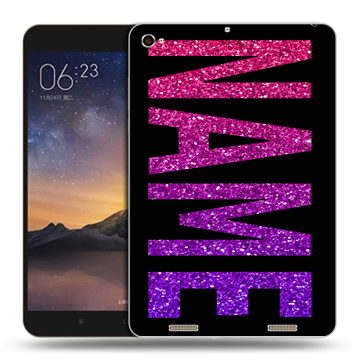 Силиконовый чехол на Xiaomi MiPad 3 с принтом NAME
