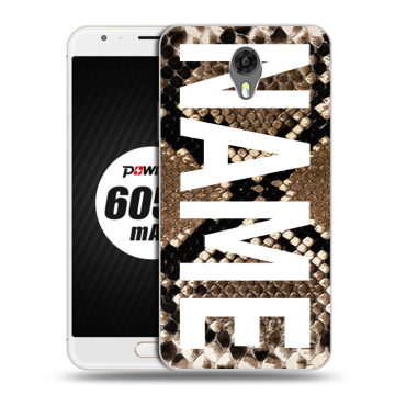 Пластиковый чехол на Ulefone Power 2 с принтом NAME