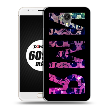 Пластиковый чехол на Ulefone Power 2 с принтом ИМЯ