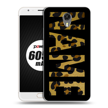 Пластиковый чехол на Ulefone Power 2 с принтом NAME
