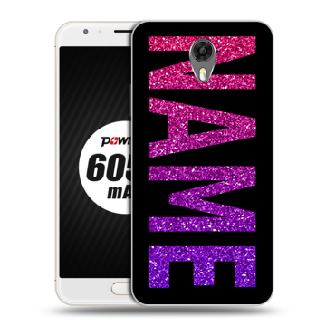 Пластиковый чехол на Ulefone Power 2 с принтом NAME