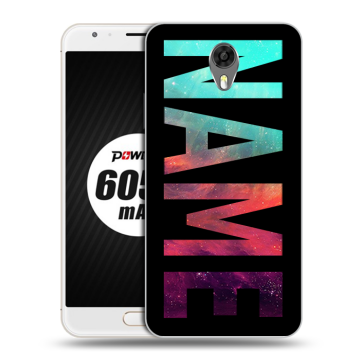 Пластиковый чехол на Ulefone Power 2 с принтом NAME