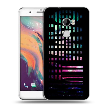 Силиконовый чехол на HTC One X10 с принтом ФАМИЛИЯ