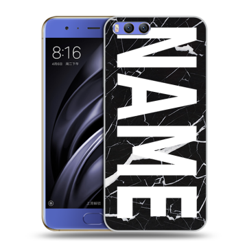 Силиконовый чехол на Xiaomi Mi6 с принтом NAME