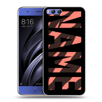 Силиконовый чехол на Xiaomi Mi6 с принтом NAME