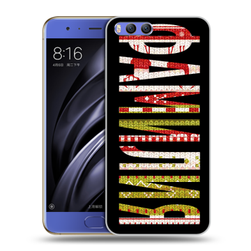 Силиконовый чехол на Xiaomi Mi6 с принтом ФАМИЛИЯ