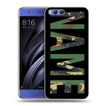 Силиконовый чехол на Xiaomi Mi6 с принтом NAME