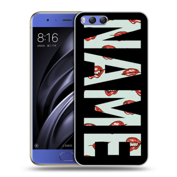 Силиконовый чехол на Xiaomi Mi6 с принтом NAME