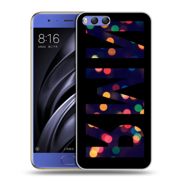 Силиконовый чехол на Xiaomi Mi6 с принтом ИМЯ