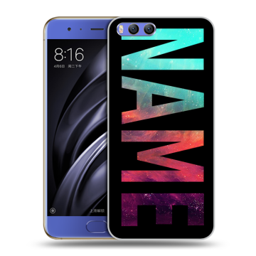 Силиконовый чехол на Xiaomi Mi6 с принтом NAME