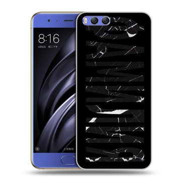 Силиконовый чехол на Xiaomi Mi6 с принтом ФАМИЛИЯ