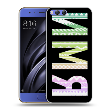 Силиконовый чехол на Xiaomi Mi6 с принтом ИМЯ