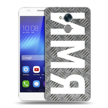 Пластиковый чехол на Huawei Honor 6C с принтом ИМЯ