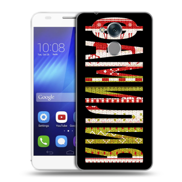Пластиковый чехол на Huawei Honor 6C с принтом ФАМИЛИЯ