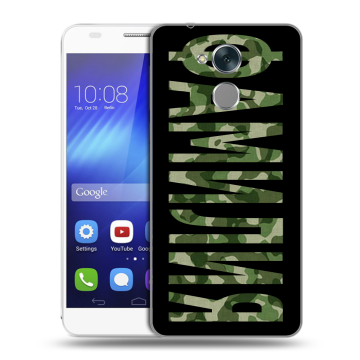 Пластиковый чехол на Huawei Honor 6C с принтом ФАМИЛИЯ