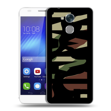 Пластиковый чехол на Huawei Honor 6C с принтом NAME