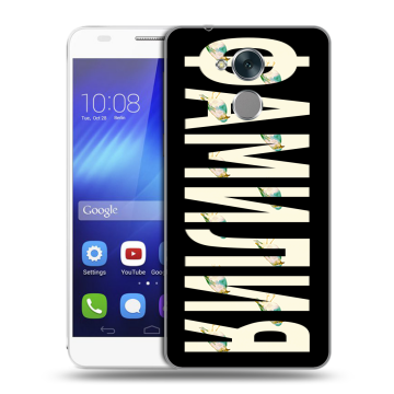 Пластиковый чехол на Huawei Honor 6C с принтом ФАМИЛИЯ