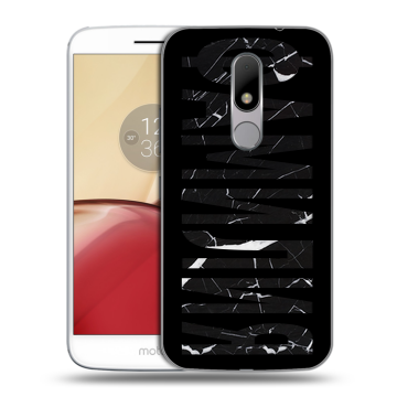 Силиконовый чехол на Lenovo Moto M с принтом ФАМИЛИЯ