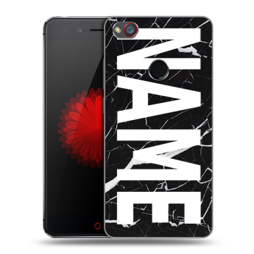 Силиконовый чехол на ZTE Nubia Z11 Mini S с принтом NAME