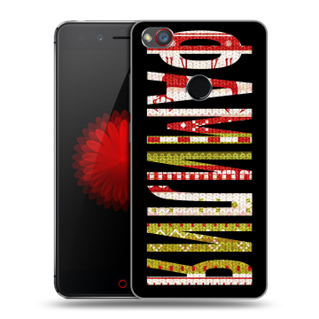 Силиконовый чехол на ZTE Nubia Z11 Mini S с принтом ФАМИЛИЯ