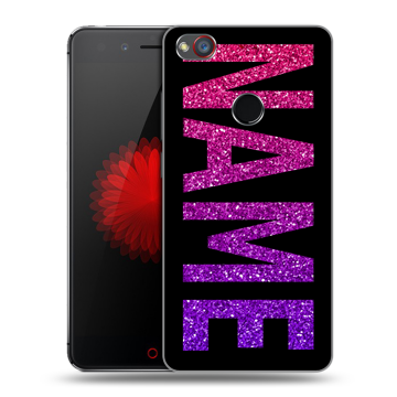 Силиконовый чехол на ZTE Nubia Z11 Mini S с принтом NAME