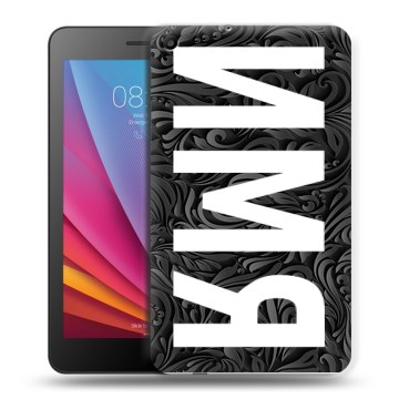 Силиконовый чехол на Huawei MediaPad T2 7.0 с принтом ИМЯ